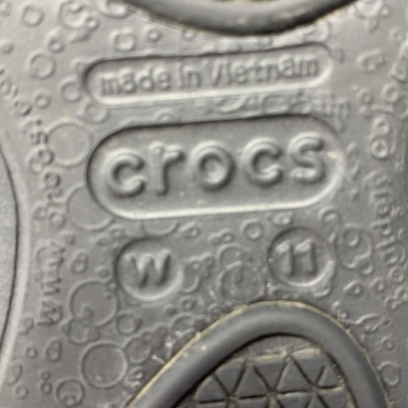 Crocs Mercy Work Women's Clogs Slip on Black Shoes Size 11 - Picture 8 of 8